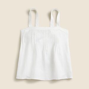 j crew bow-back linen top